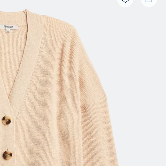 Madewell Ashley Mid Length Button Cardigan - Picture 2 of 6